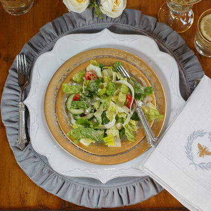 Vetro Gold Salad/Dessert Plate