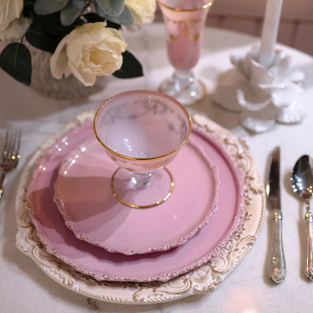 Florentino Antica Corte Wooden Charger - New