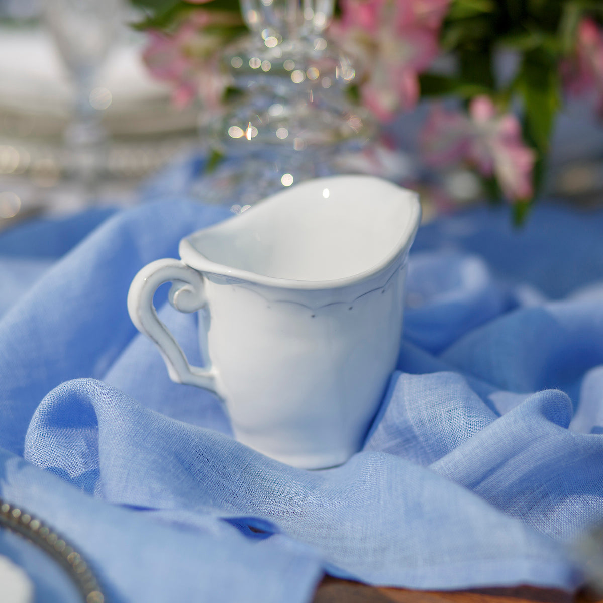 Arte Italica Bella Bianca Italian stoneware creamer