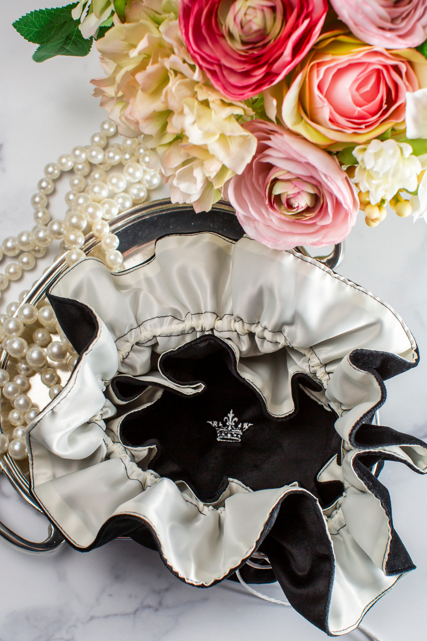 Pochette Blossom Jewelry en velours