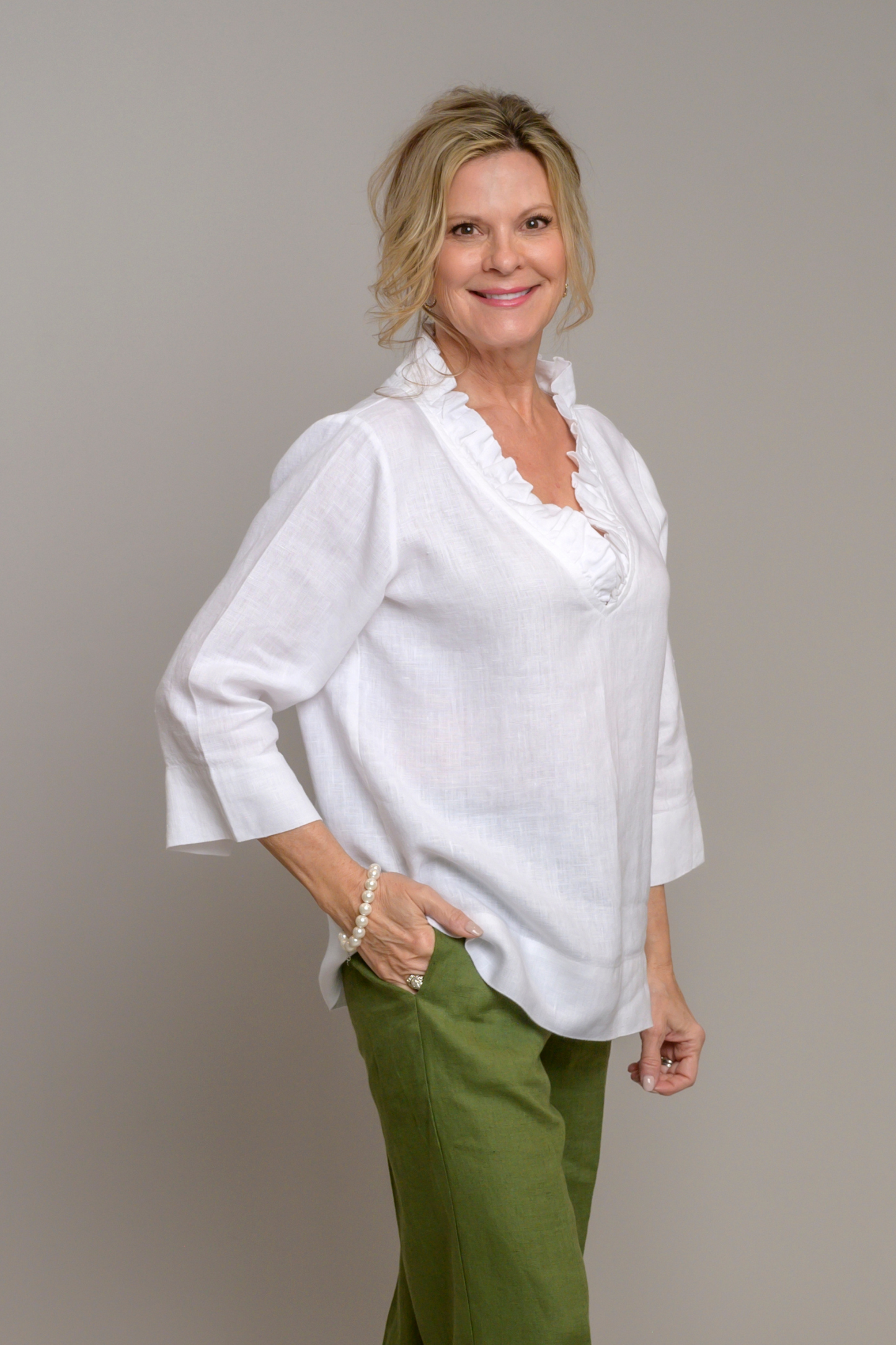 Darcy Linen Top