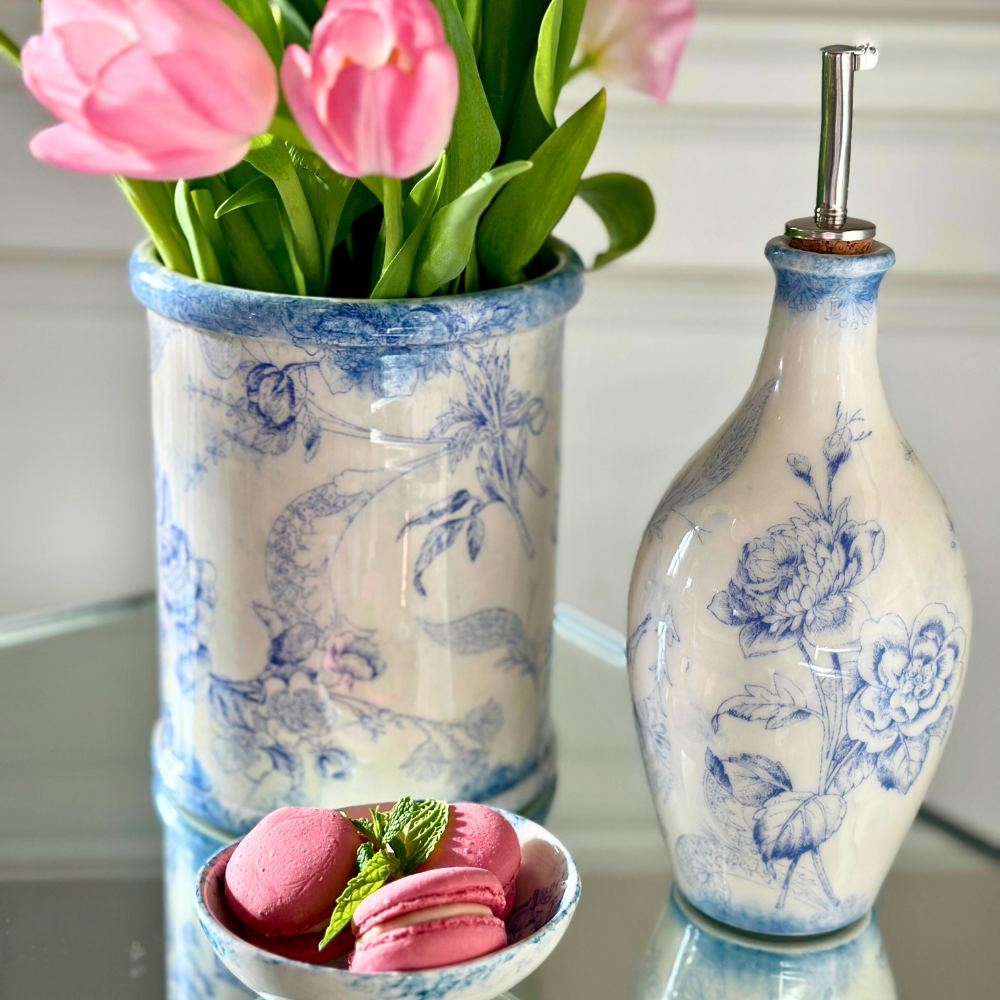 Giulietta Blue Utensil Holder