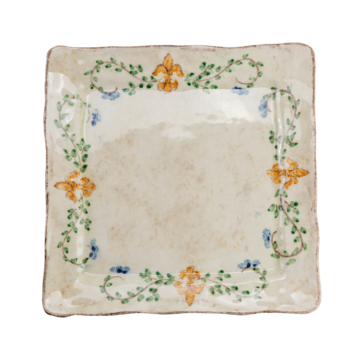 Medici Square Dinner Plate - Hand Painted Italian Ceramic 11