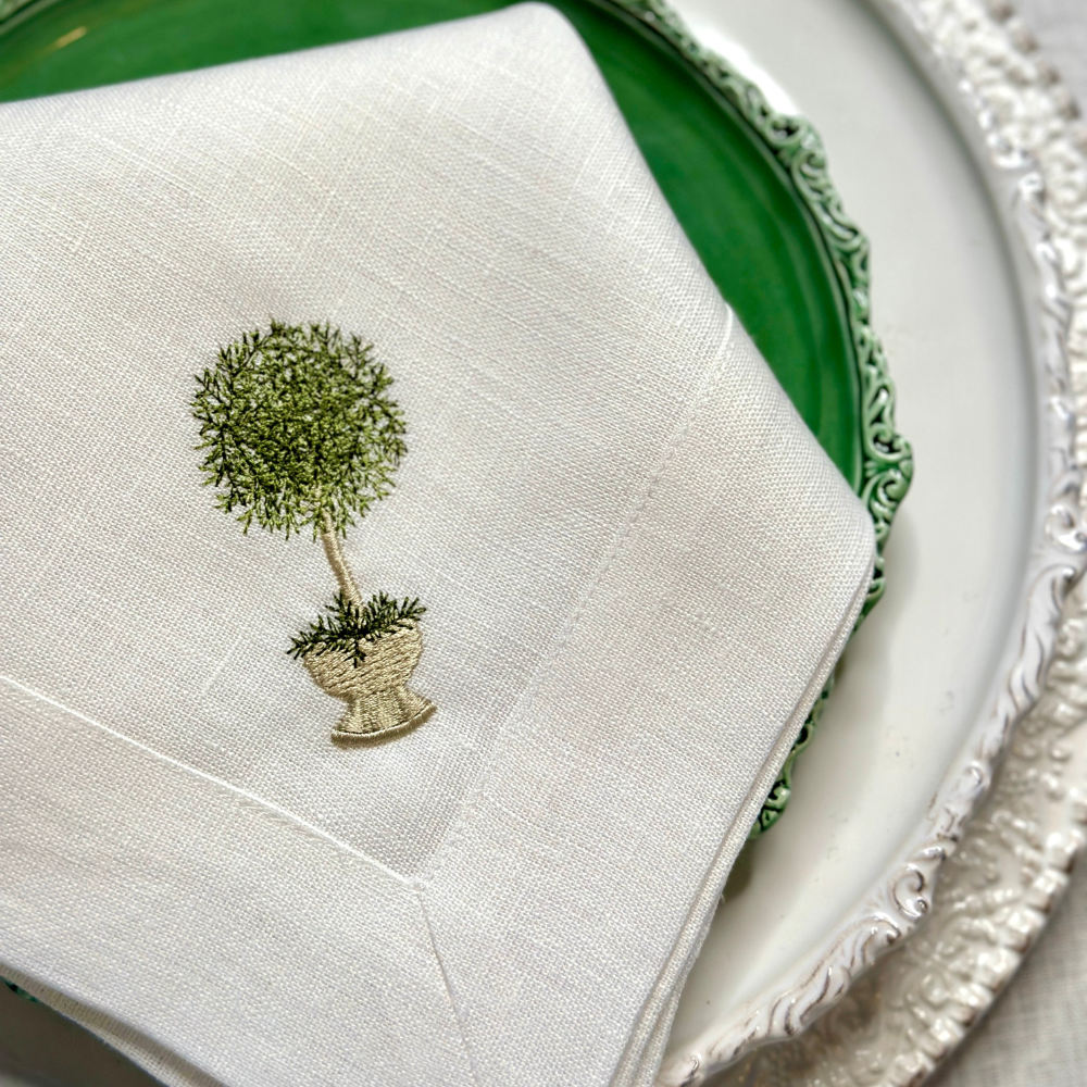 Herb Topiary Large Napkin