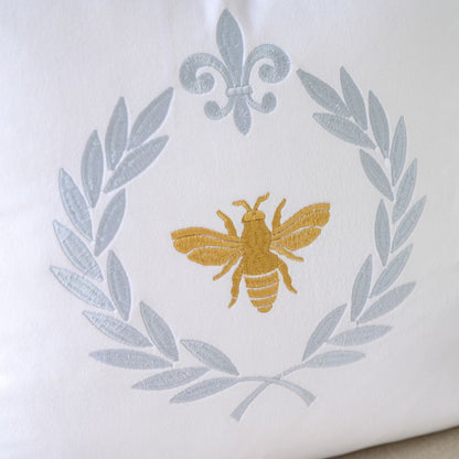 Italian Bee Throw Pillow