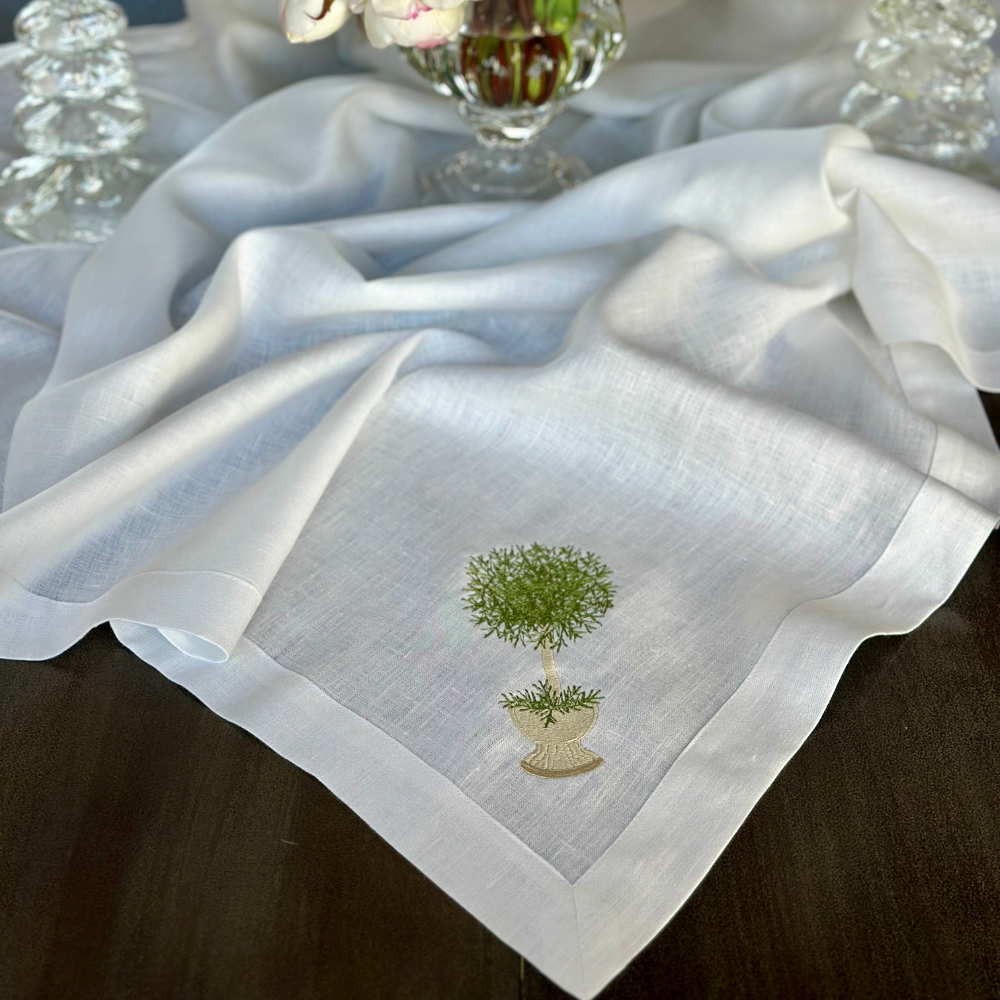 Herb Topiary Table Square