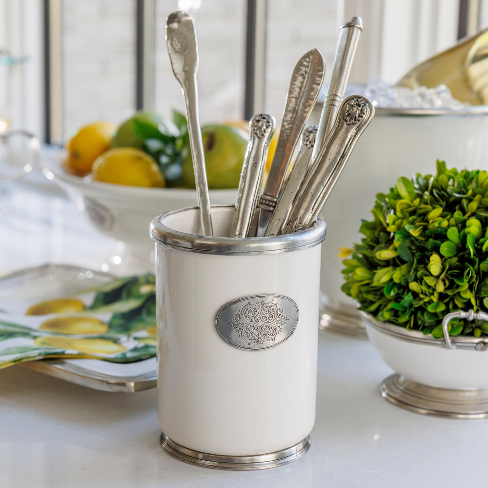 Tuscan Damasco Utensil Holder