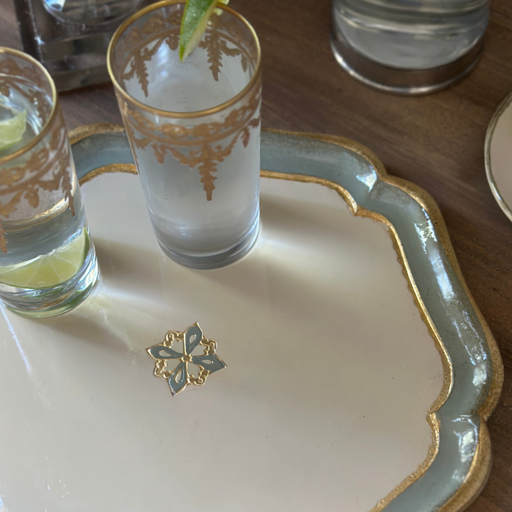 Florentino Baroque Wooden Charger/Tray - NEW