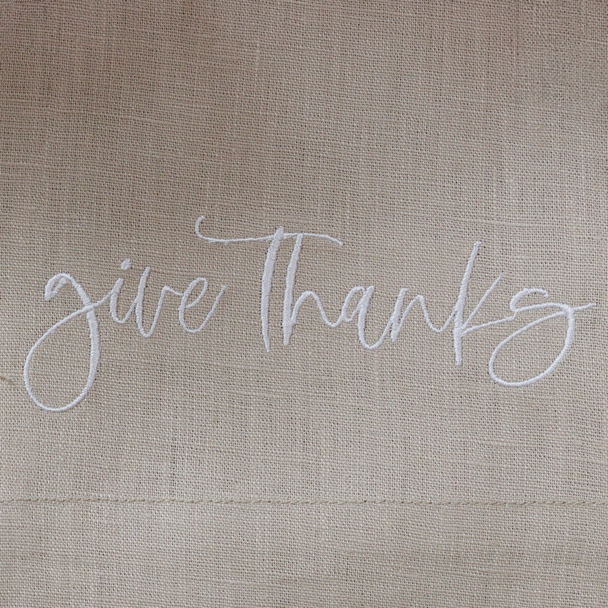 Give Thanks Linen Towel