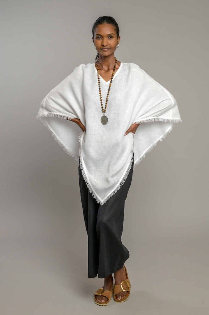 Rory Linen Poncho - New Colors