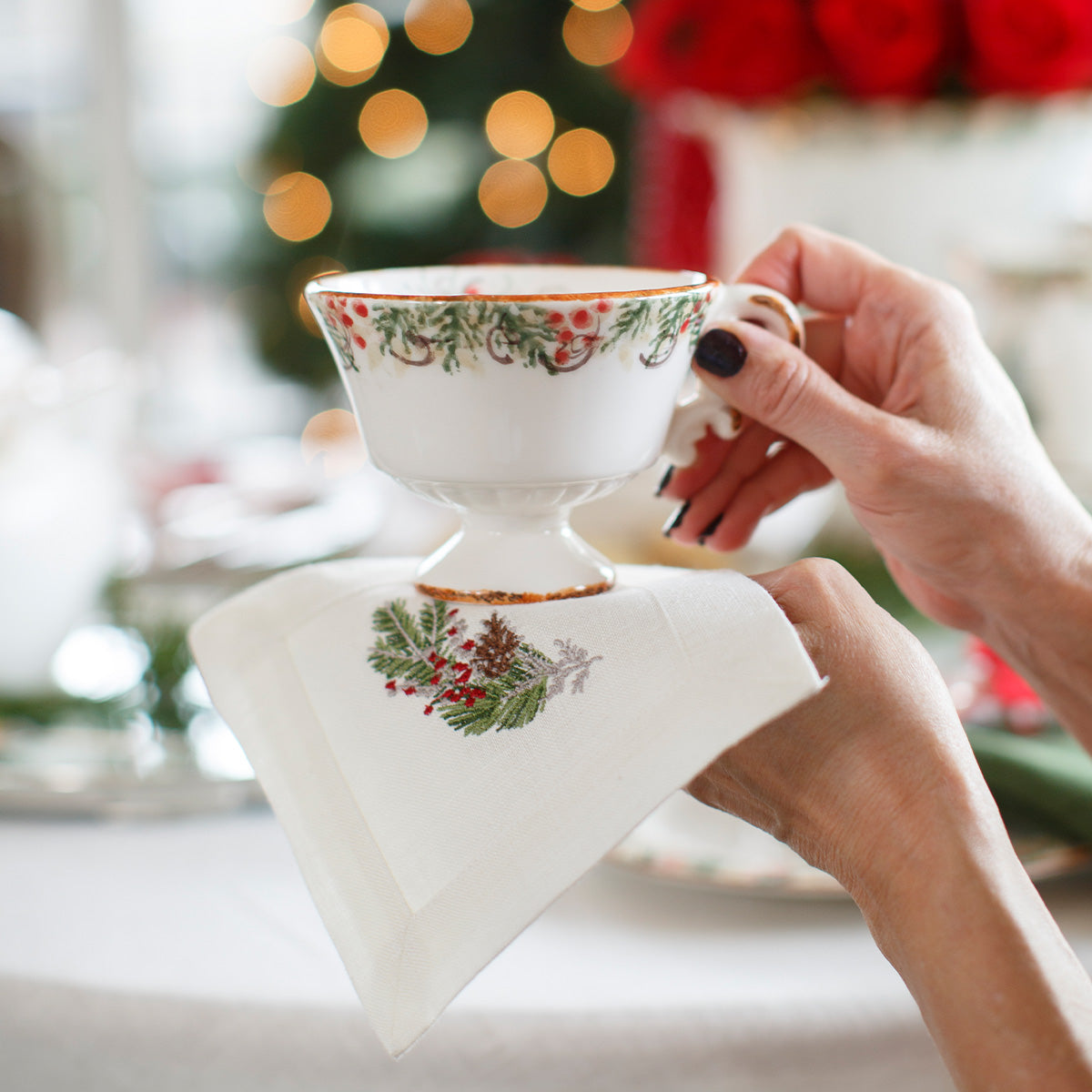 Tasse à thé Natale