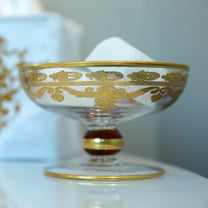 Vetro Gold Baroque Compote/Soap Dish