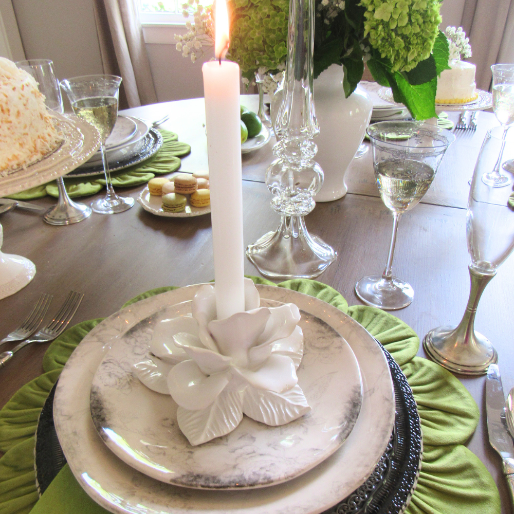 Scavo Rose Petal Candle Holder