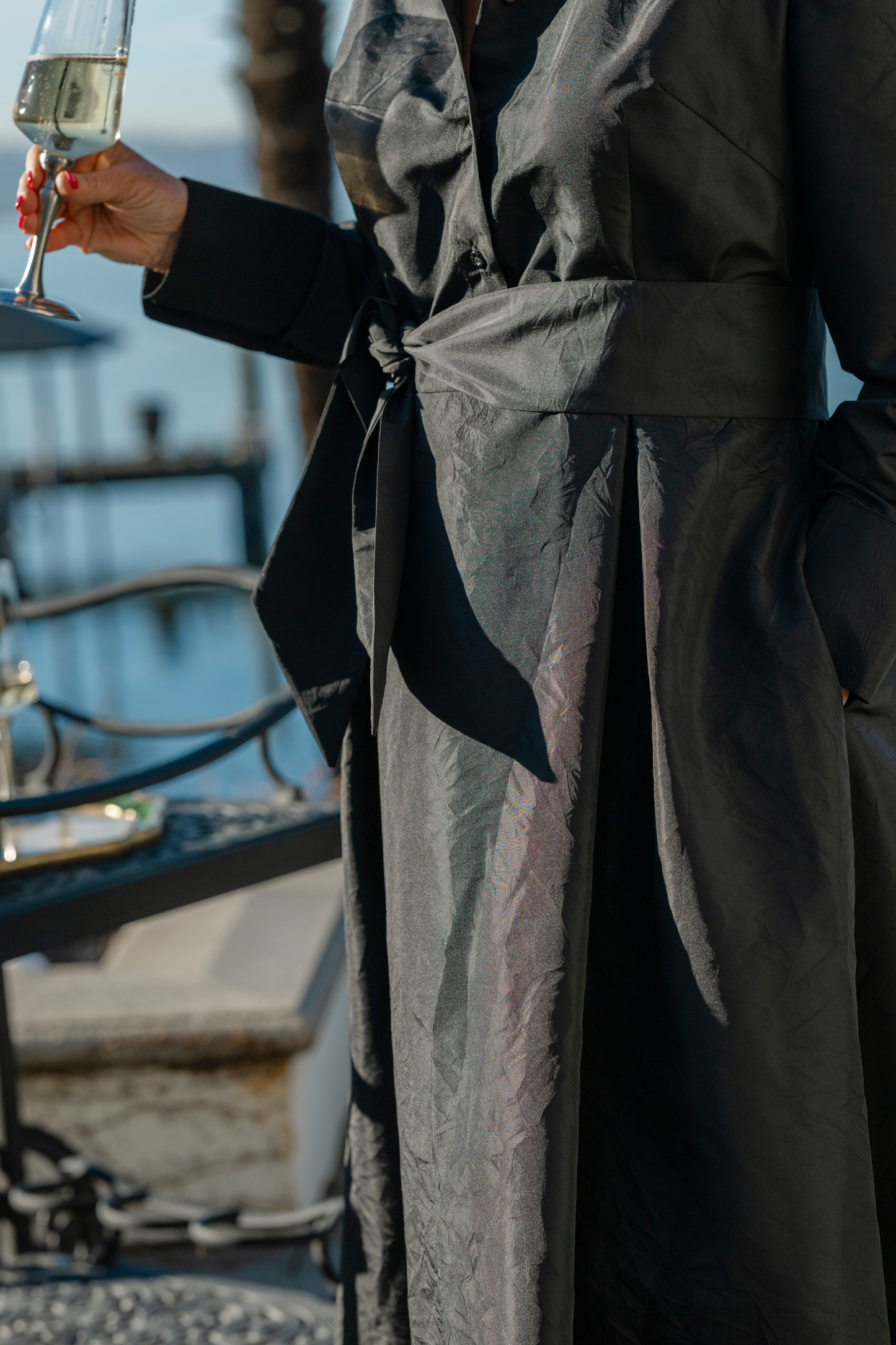Peggy Taffeta Dress