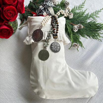 Velvet Stocking with Cuff - Sale