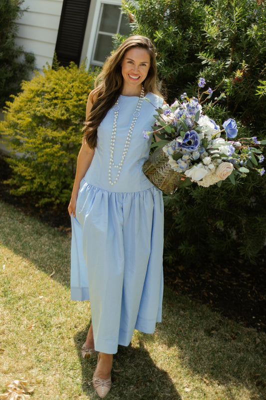 Gwynn Sleeveless Taffeta Dress