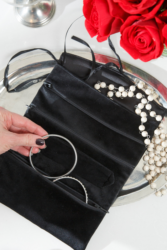 Velvet Jewelry Roll
