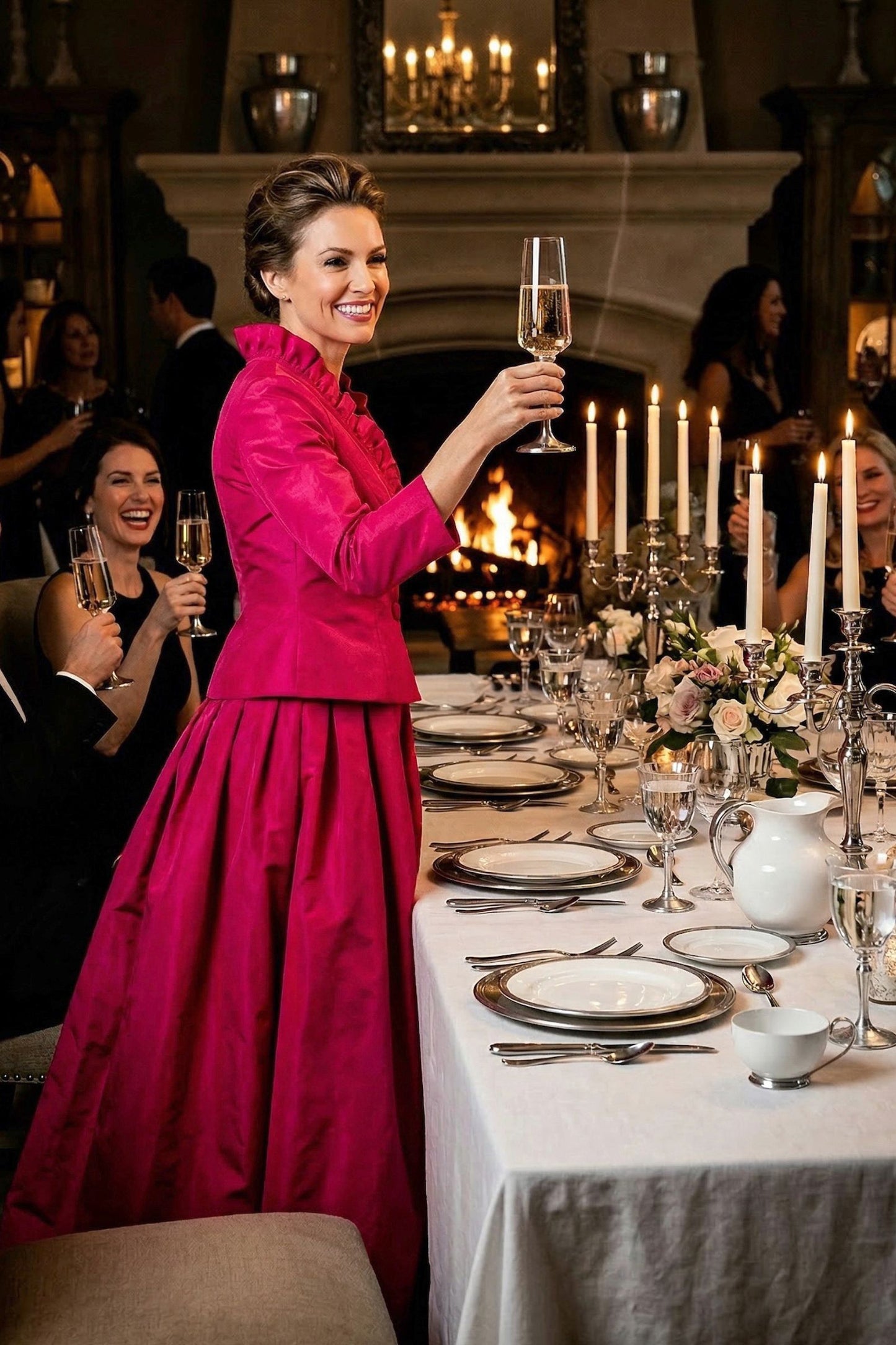 Lizzy Taffeta Skirt