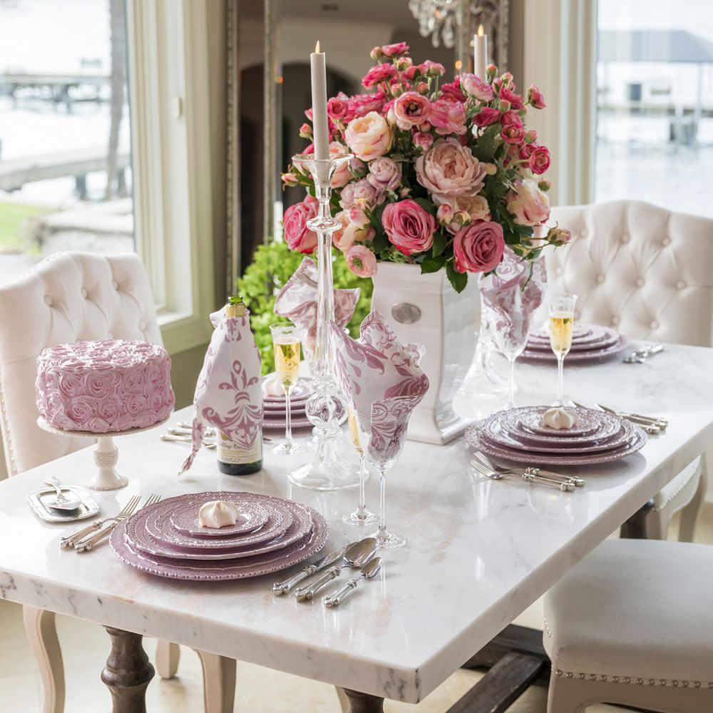 Finezza Rosa Pink Salad / Dessert Plate - New