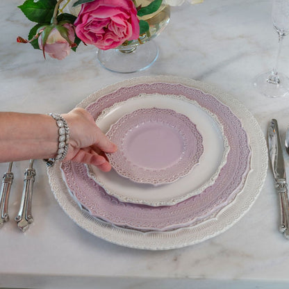 Finezza Rosa Pink Dinner Plate - New