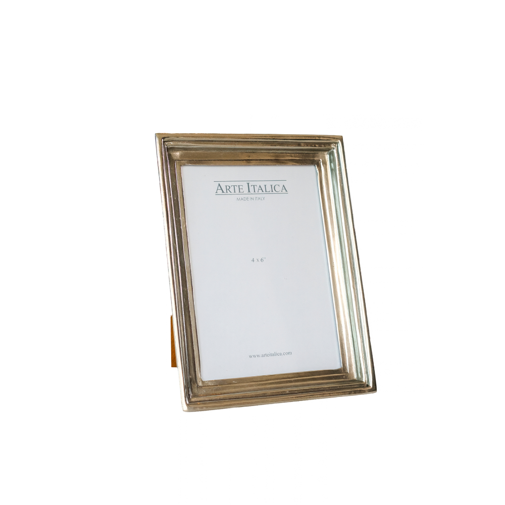 4x6 Michelangelo Pewter frame silo