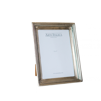 5x7 Michelangelo Pewter frame silo