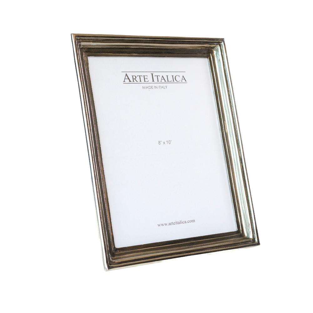 8x10 Michelangelo Pewter frame silo