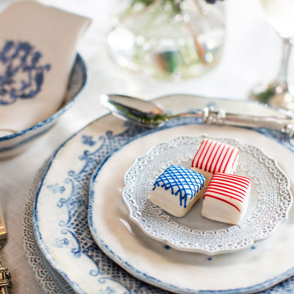 Finezza Blue Bread / Canapé Plate