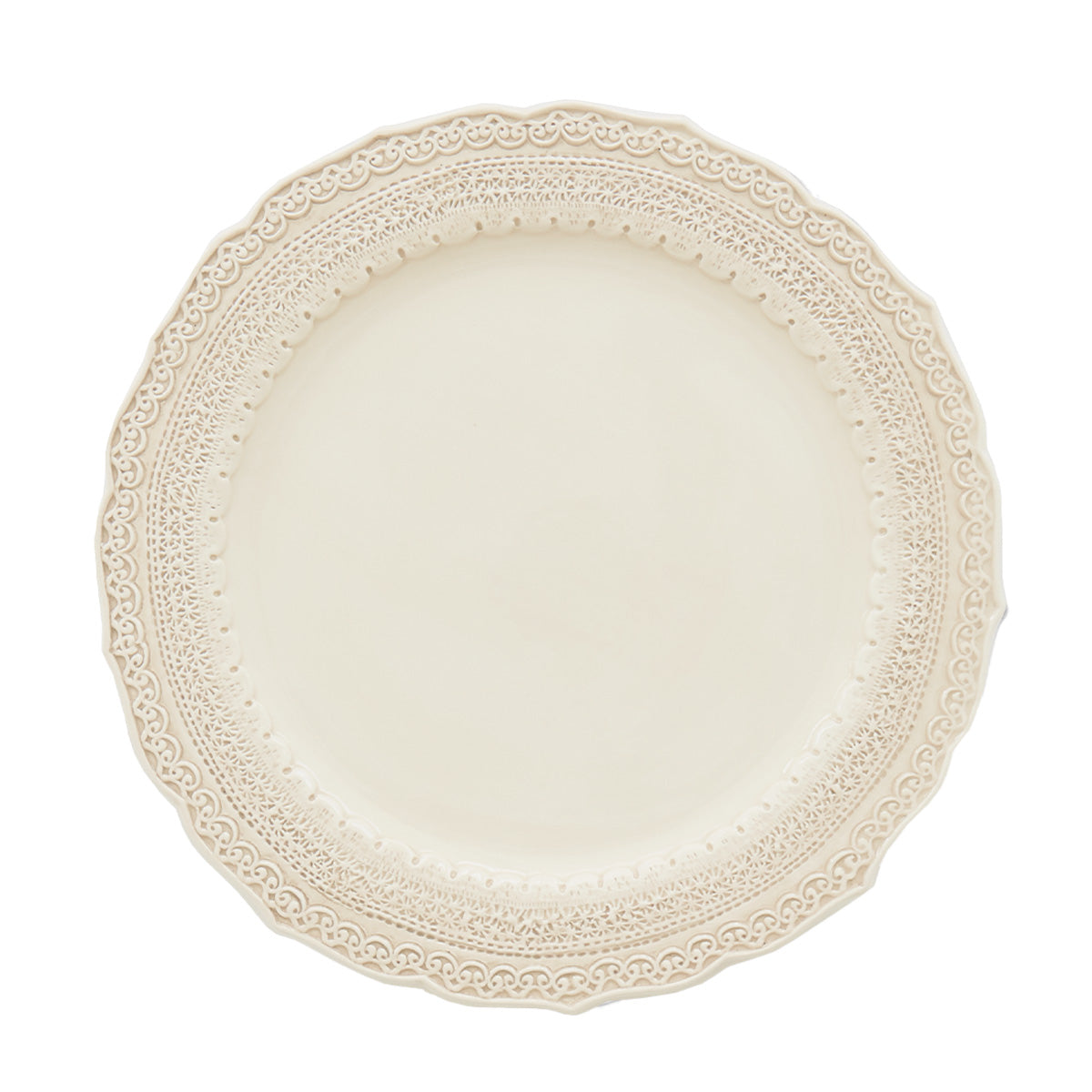 Arte Italica Finezza cream dinner plate – handcrafted Italian ceramic dinnerware for everyday elegance