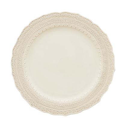 Arte Italica Finezza cream dinner plate – handcrafted Italian ceramic dinnerware for everyday elegance