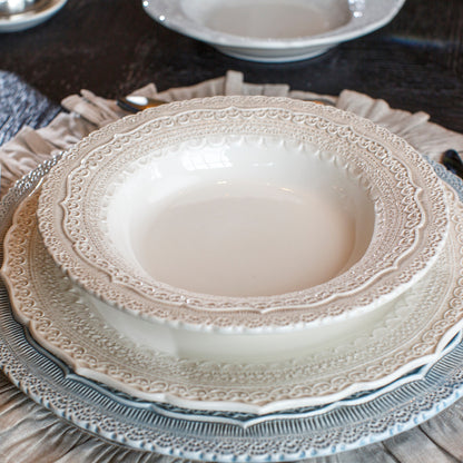 Arte Italica Finezza cream pasta bowl – Italian-crafted ceramic for pasta or salad serving