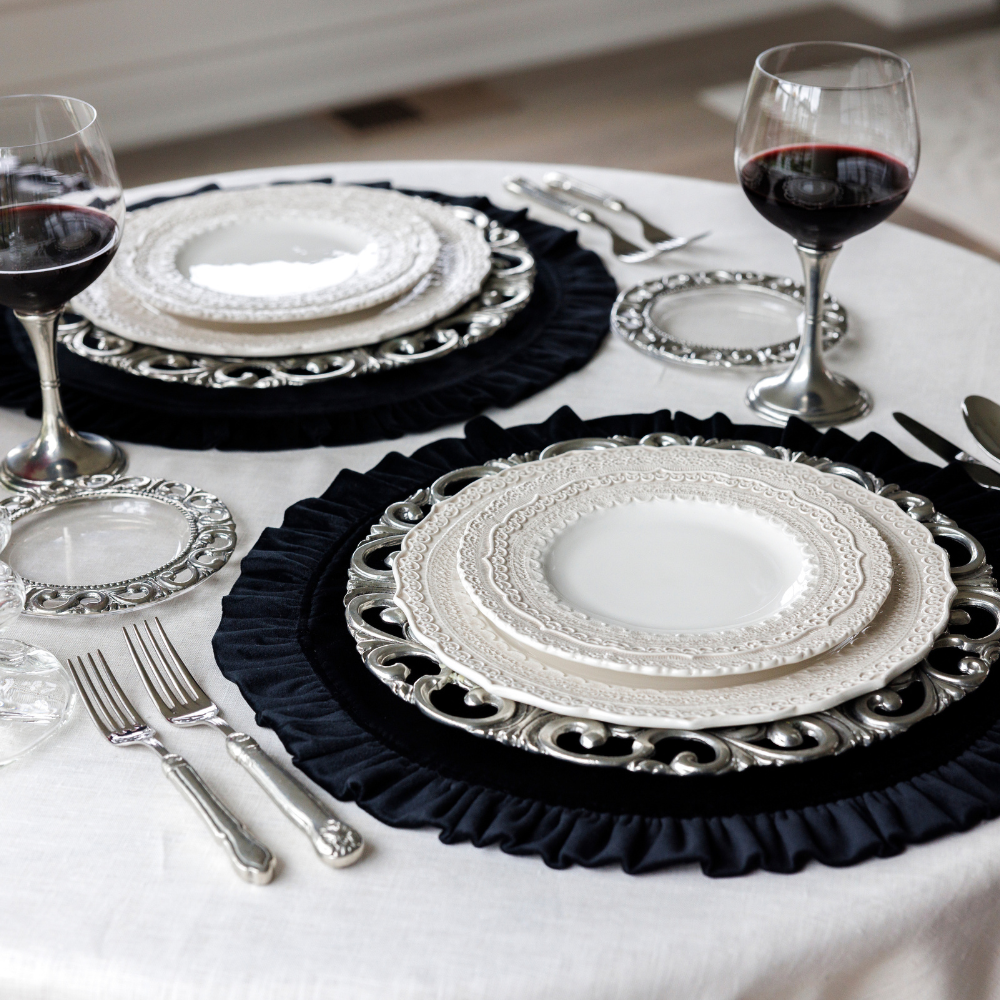 Arte Italica Finezza cream salad plate – Italian artisan ceramic for refined dining