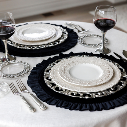 Arte Italica Finezza cream salad plate – Italian artisan ceramic for refined dining