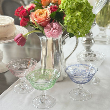 Vintage Tall Scalloped Pitcher