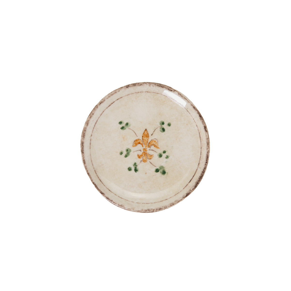 Arte Italica Italian ceramic Medici bread and canapé plate Renaissance inspired