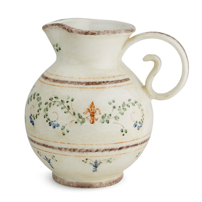 Arte Italica large Italian ceramic Medici pitcher