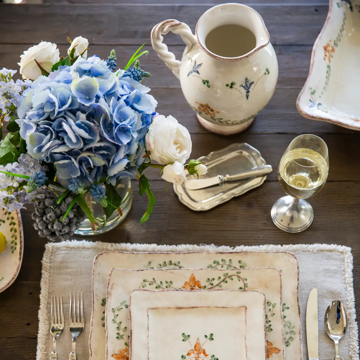 Arte Italica small Italian ceramic Medici pitcher