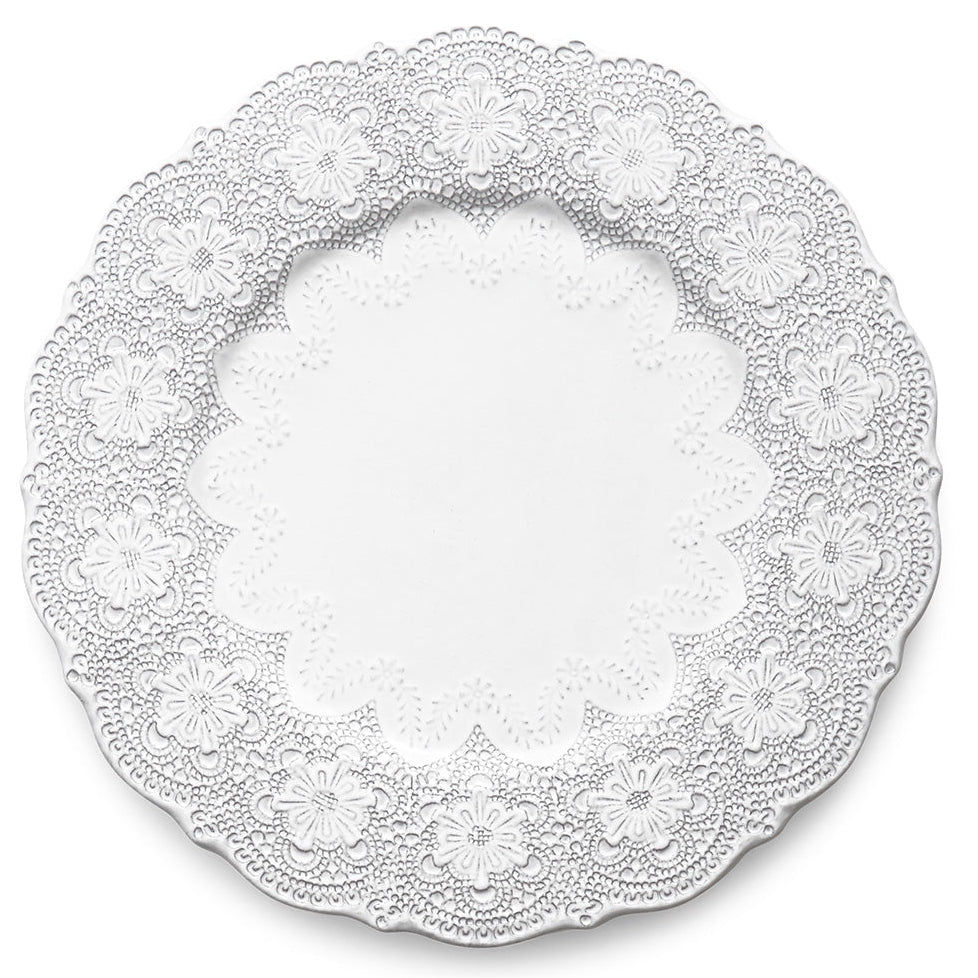 Merletto White Charger