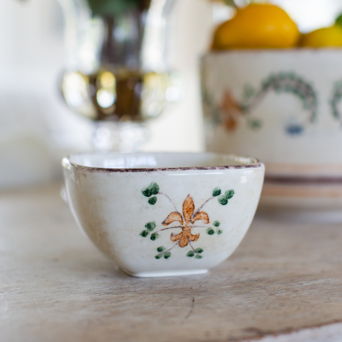 Arte Italica square Italian ceramic Medici bowl