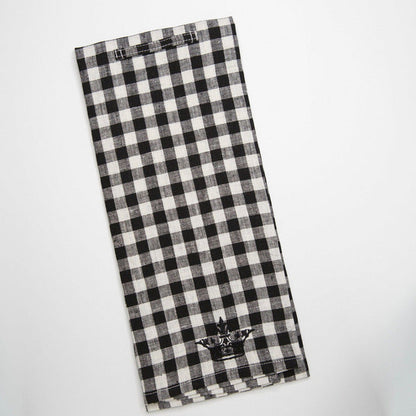Merry Christmas Checkered Linen Towel
