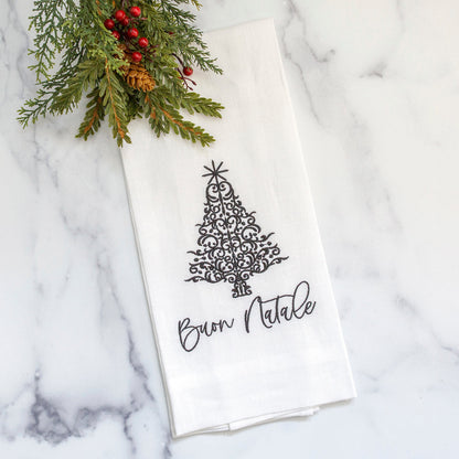 Buon Natale Linen Towel