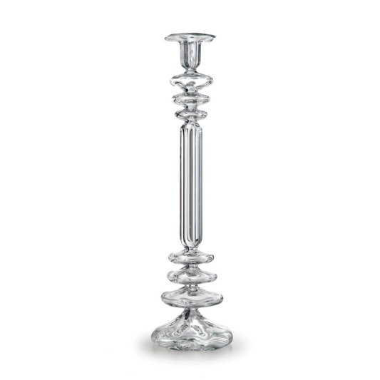 Pewter Candle Holder with Handle - Italian Pewter Home Décor