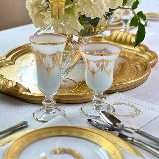 Rialto Borghese with Gold Water / Wine Glass main image 1