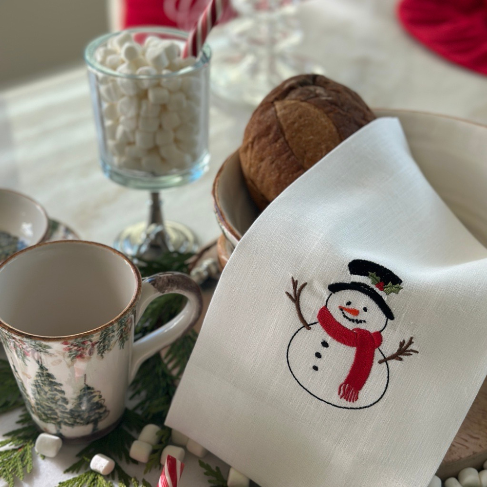 Frosty Linen Towel