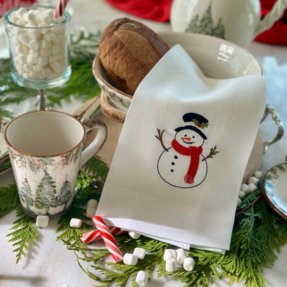 Frosty Linen Towel