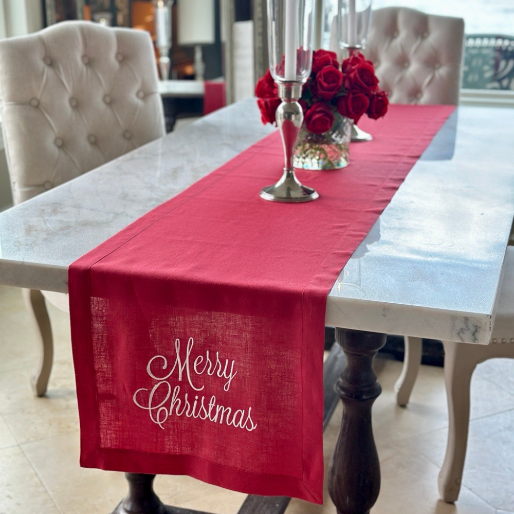Merry Christmas Table Runner
