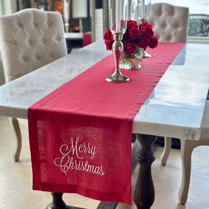 Merry Christmas Table Runner