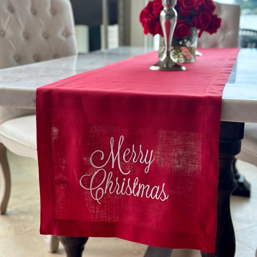 Merry Christmas Table Runner