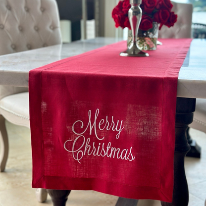 Merry Christmas Table Runner