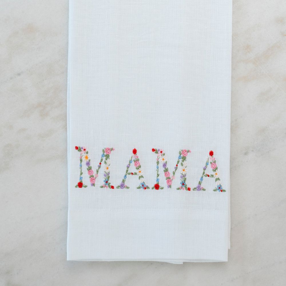 Floral Mama Linen Towel - New